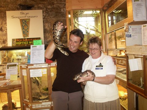 Catherine with Nick Baker