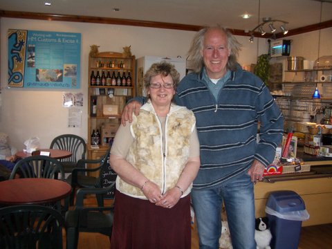 Catherine with Terry Nutkins