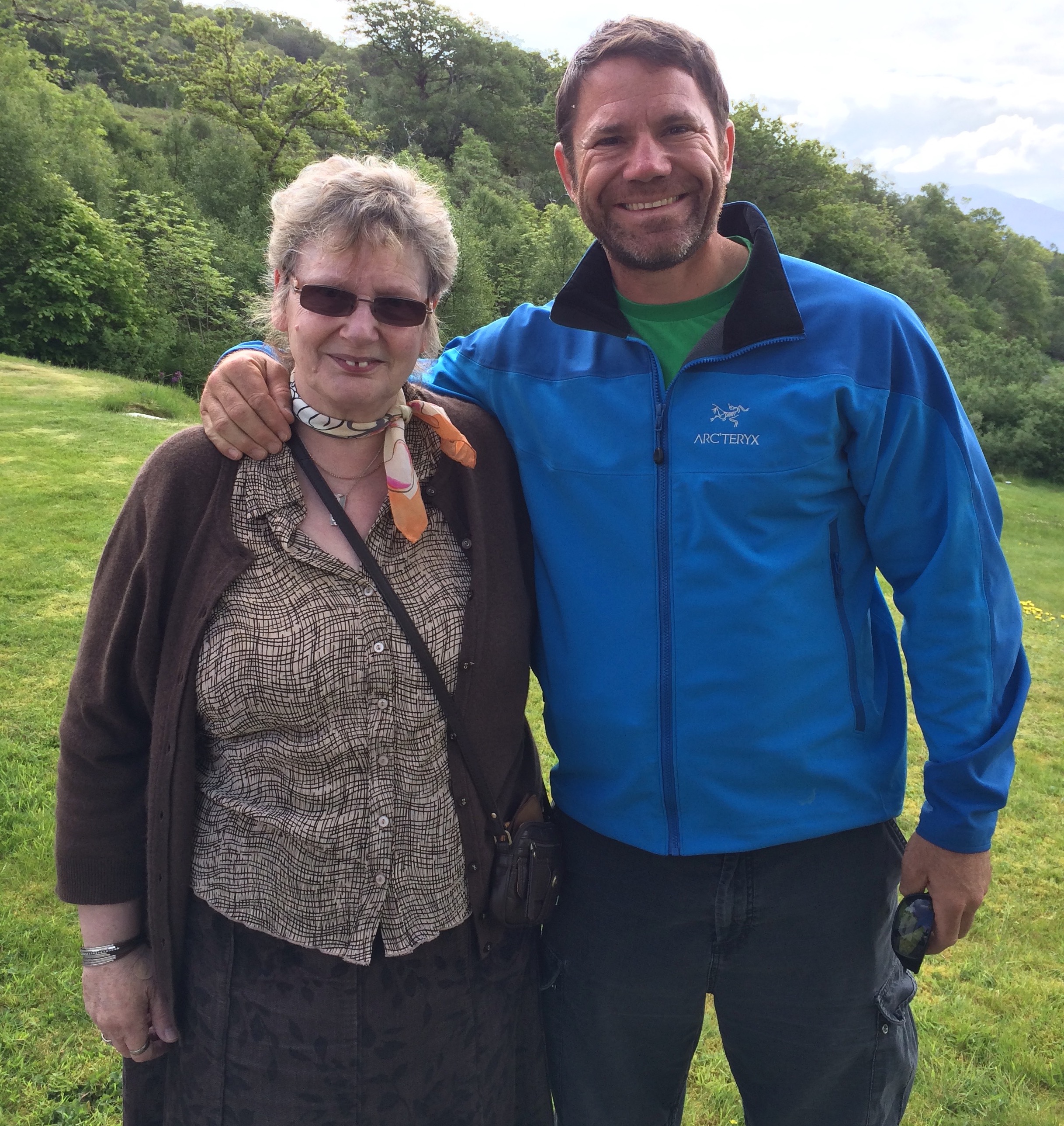 Catherine with Steve Backshall